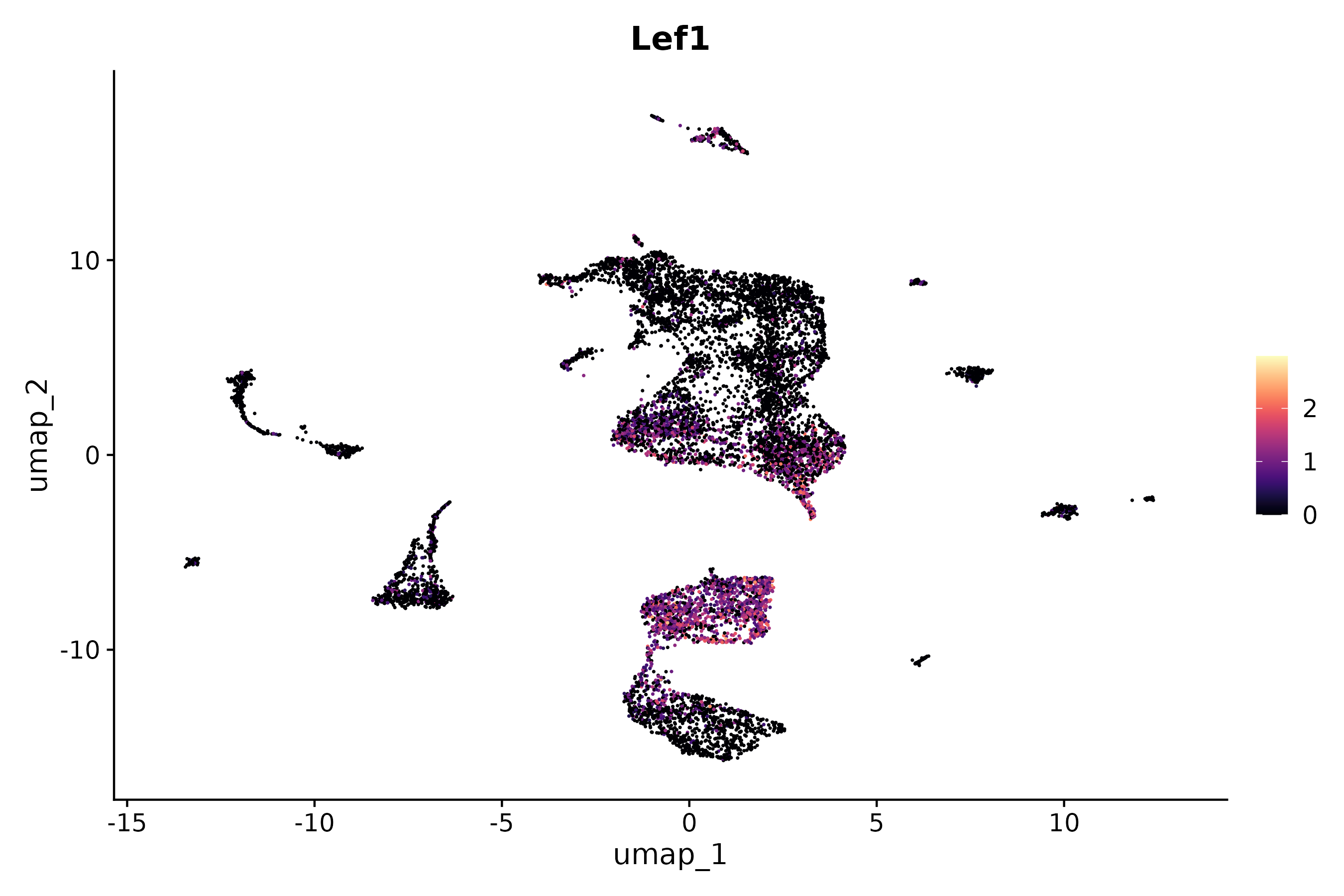 Cell type plot of e14.5 Unsorted Skin